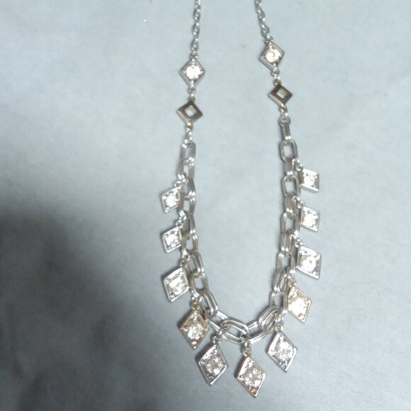 Vintage Rhinestone Necklace - Picture 2 of 4